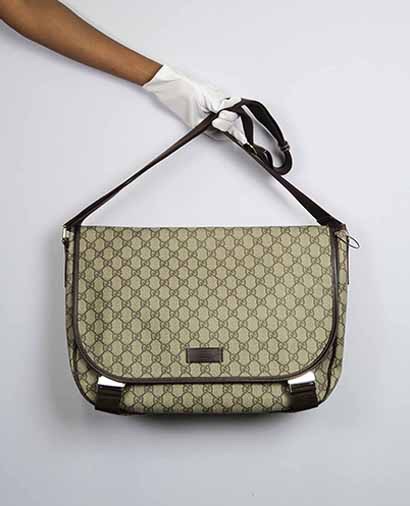 Mens GG Plus Messenger, front view